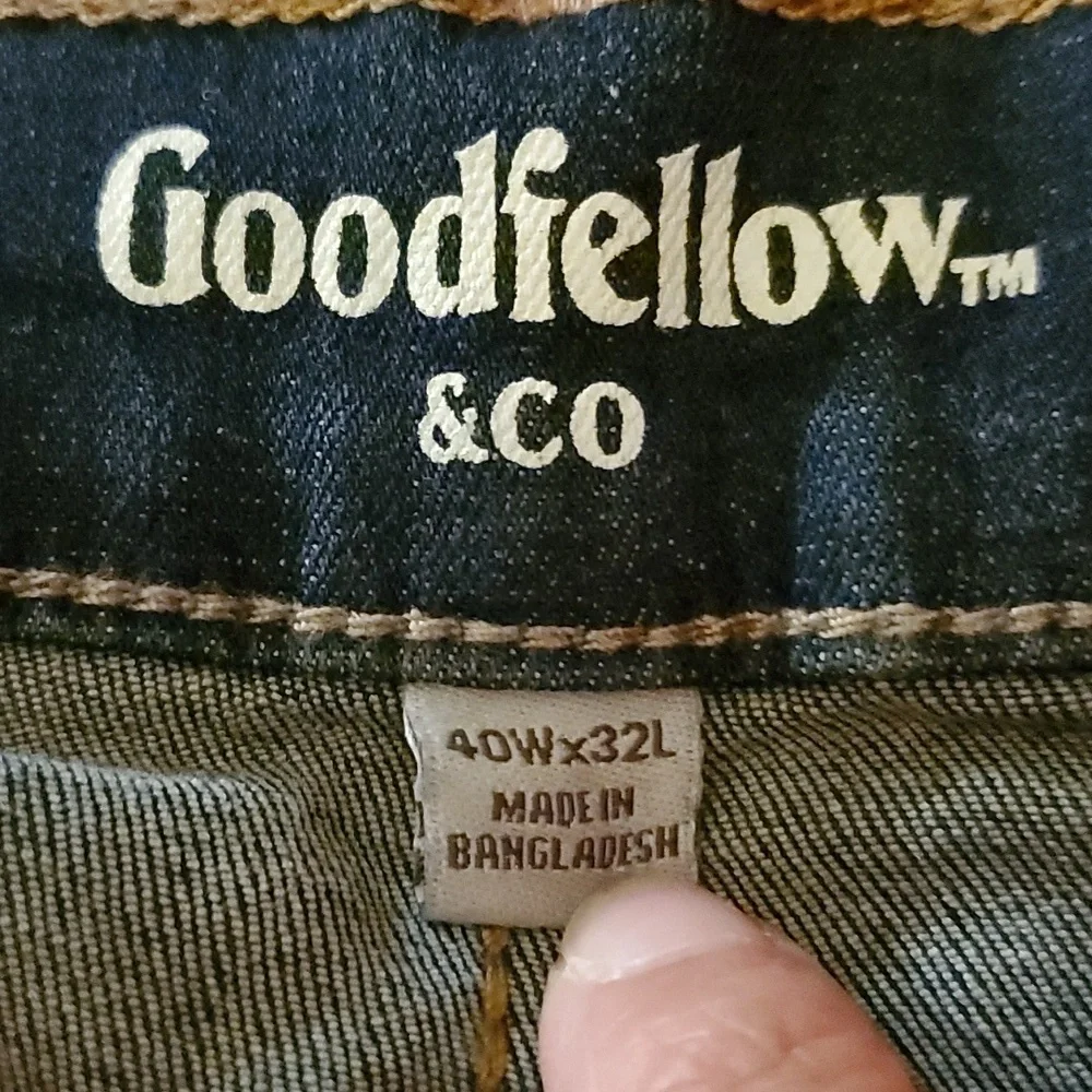 Goodfellow & Co Total Flex Slim Men's Denim Jeans - Size 40W X 32L
